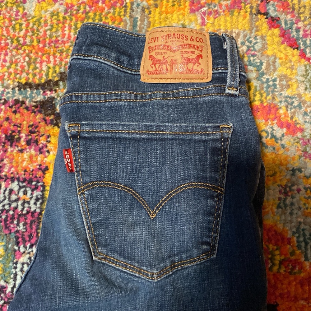 Levi's Dark Wash Super Skinny Jeans
